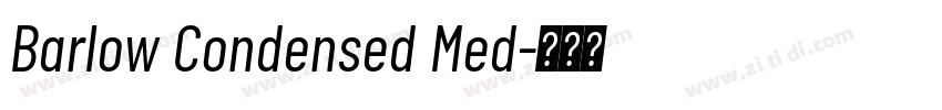 Barlow Condensed Med字体转换